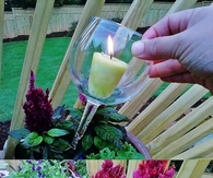 DIY Garden Candle