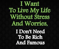 I just want to be happy