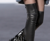 Thigh High Boots with Chains