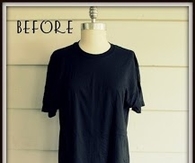 Diy No Sew One Shoulder Shirt