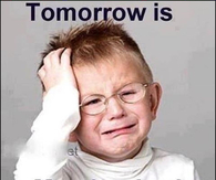 tomorrow is Monday again