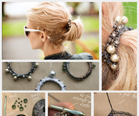 DIY BEADED HAIR ELASTICS