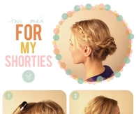 Short hair braid
