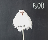 Ghost cupcake toppers
