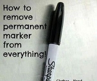 DIY Marker Remover
