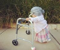 Little old lady baby costume