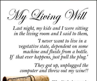my living will