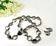 Fashion Non-magnetic Hematite Jewelry Sets