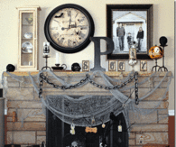 Spooky halloween home decor