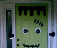 Frankendoor Halloween Decal