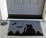 Painted Halloween Doormat