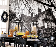 Halloween ceremony table decor