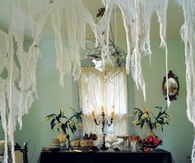 Cheesecloth Spiderwebs