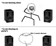 Le me dancing