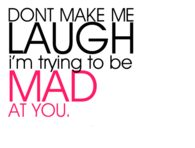 Im trying to be mad at you