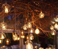 Wedding light decor