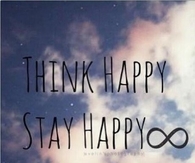 Think happy, stay happy