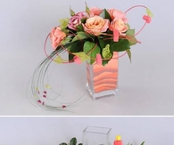DIY Flower Vase with Sand