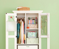 Declutter the closet
