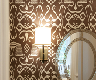 Powder room with personality