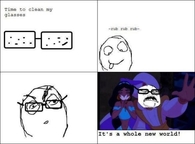 Time to clean my glasses