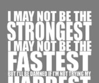 Ill be damned if im not trying my hardest
