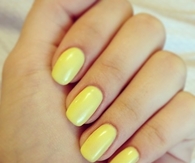 Banana Colored Nails
