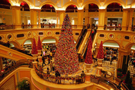Christmas tree in the mall