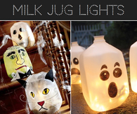 Milk jug lights