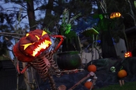 Creepy yard display