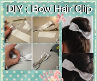DIY Bow Hair Clip