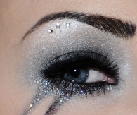 Glittery tears