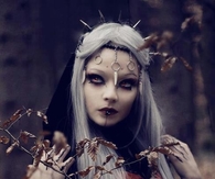 Autumn goth beauty