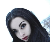Winter goth beauty