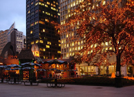 Orange city lights