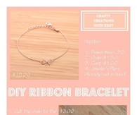 DIY Ribbon Bracelet