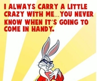 carry a little crazy with me