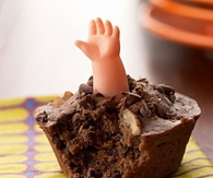 Doll hand cupcakes