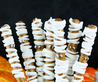 Mummy pretzels