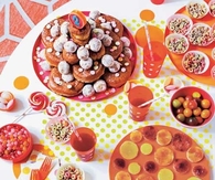 Children's party spread