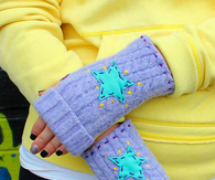 DIY Fingerless Gloves From An Old Swaeter