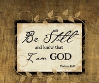 Be still 