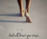God will direct your steps