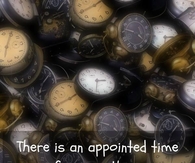An appointed time for everything