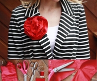 DIY Rose Pin