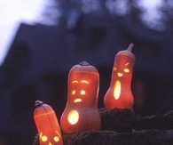 Squash Jack-O-Lanterns