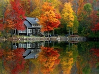 Beautiful Riverside Home in the Fall