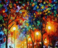 Autumn Abstract Painting