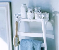 DIY Chair Shelf