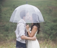 A kiss in the rain
